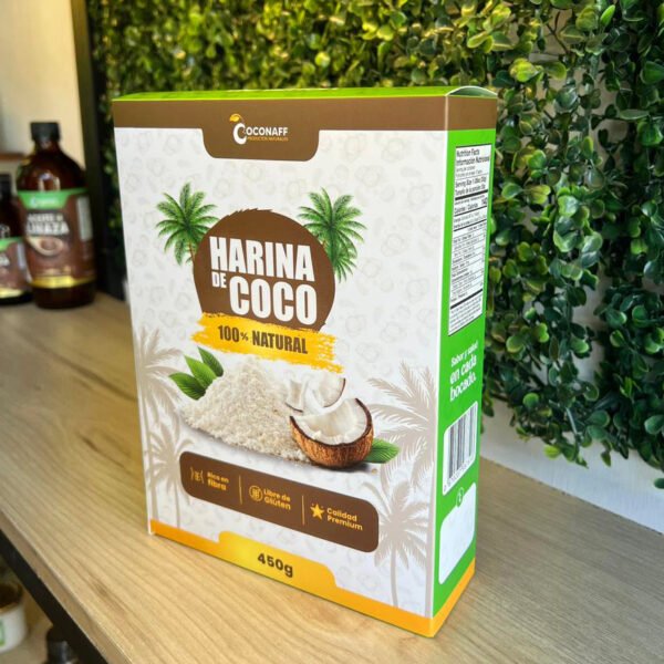 Harina de Coco Natural 100% Pura - Sin Gluten y Baja en Carbohidratos