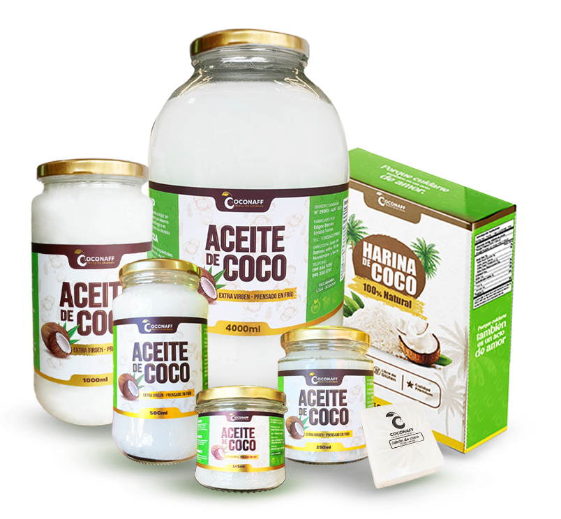 Aceite de coco extra virgen Coconaff Ecuador