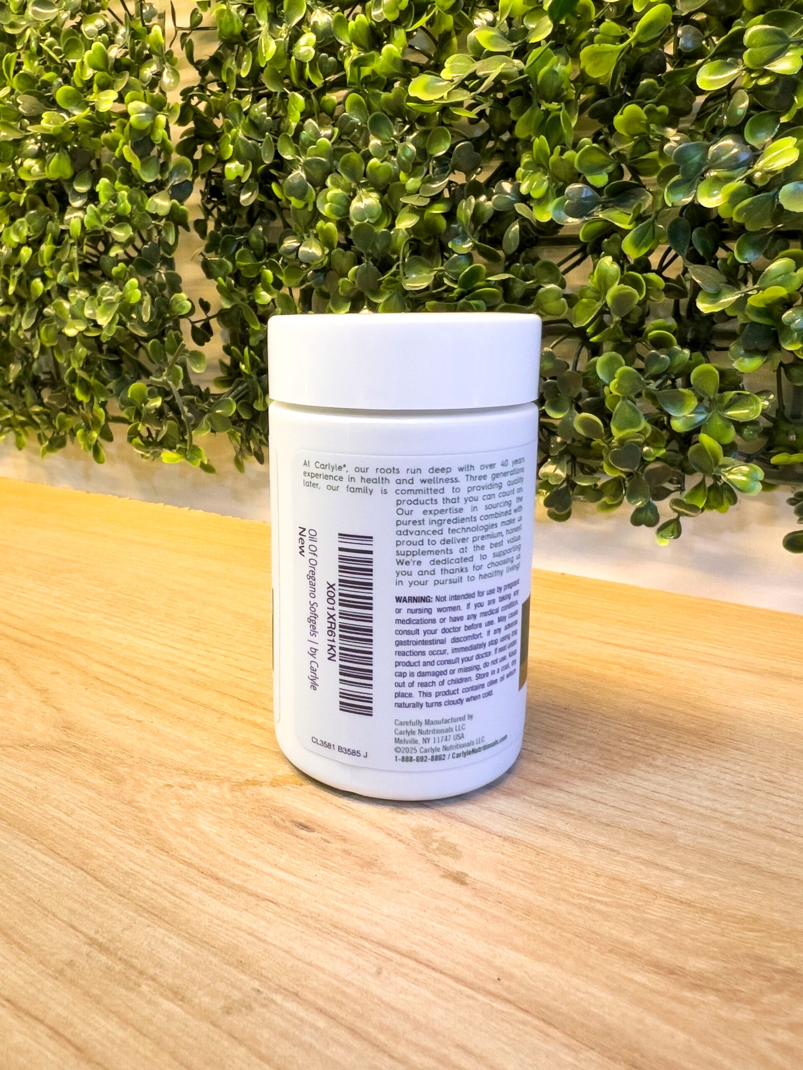 Second image of Aceite de Oregano en Capsulas Carlyle 150ct - Antibiotico Natural