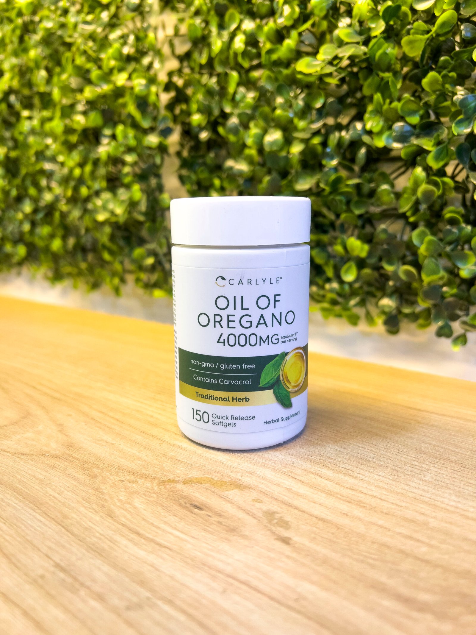 Aceite de Oregano en Capsulas Carlyle 150ct - Antibiotico Natural